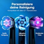 Oral-B iO Series 10 Elektrische Zahnbürste, Schwarz, mit iOSense, 7 Putzmodi und 3 Aufsteckbürsten – Bild 12