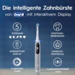 Oral-B iO Series 6 Elektrische Zahnbürste, Grau, mit 5 Putzmodi, 3 Aufsteckbürsten und Reise-Etui – Bild 33