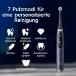 Oral-B iO Series 9 Elektrische Zahnbürste, Schwarz, 7 Reinigungsmodi, inkl. 1 Aufsteckbürste – Bild 9
