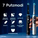 Oral-B iO Series 10 Elektrische Zahnbürste, Schwarz, mit iOSense, 7 Putzmodi und 3 Aufsteckbürsten – Bild 12