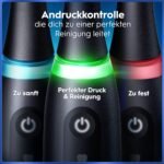 Oral-B iO Series 5 Plus Edition Elektrische Zahnbürsten im Doppelpack, Schwarz und Weiß, mit 5 Putzmodi, 4 Aufsteckbürsten und Reise-Etui – Bild 23