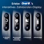 Oral-B iO Series 6 Elektrische Zahnbürste, Grau, mit 5 Putzmodi, 3 Aufsteckbürsten und Reise-Etui – Bild 35